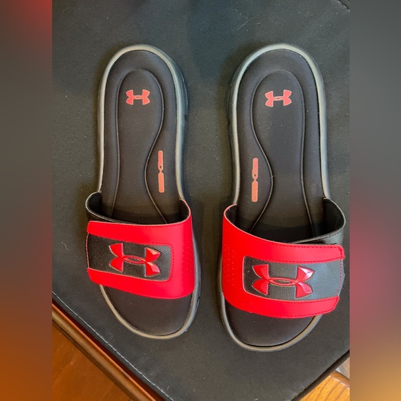 Under Armour Shoes Mens Under Armour Vi Graphic Strap Slide Sandal